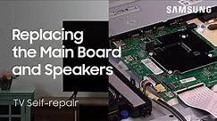 How to replace the main board and speakers on your CU7000 Series UHD TV | Samsung US