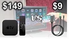 2 Methods to View your iPhone on Your TV - Apple TV vs HDMI Cable