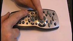 How to put the TV code into a sky remote control