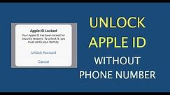 How to Unlock Apple ID WITHOUT Number/Password/Security Questions (2021)