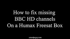 Humax Freesat BBC HD No Signal Issue and Fix (2023)
