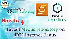🔴 How to install Nexus repository in AWS EC2 instance Linux | AWS-Azure-GCP Beginner Tutorial