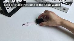 Apple Watch screen protector installation tutorial