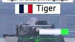 Tiger Tank in Different Languages