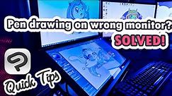 How to Fix Pen Drawing on Wrong Monitor in Multiple Displays/Dual Monitor Setup With PC & Art Tablet