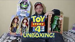 Toy Story 4 Unboxing! Talking Woody & the gang toys! Part 1!