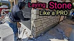 How To Install Manmade Stone DIY