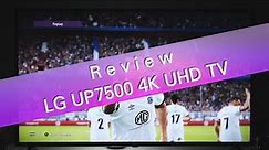LG 55UP7500 2021 4K UHD TV with webOS review