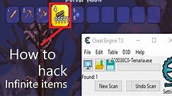 How to hack unlimited items in Terraria (Cheat Engine)