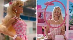 See how Margot Robbie transformed into a Barbie doll