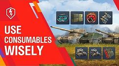 WoT Blitz. Tutorial. Unique Consumables and Provisions | How to Use