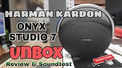 Harman Kardon Onyx Studio 7 - Unbox + sound test