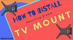 HOW TO INSTALL TV MOUNT