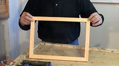 Making Picture Frames with a Sliding Mitre Saw - A woodworkweb.com woodworking video