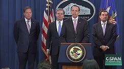 Department of Justice Press Conference