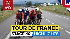 An Intense Day Of Racing On Brutal Terrain! | Tour De France 2023 Highlights - Stage 10