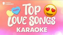 TOP LOVE SONGS (1 HOUR KARAOKE WITH LYRICS) | FEAT. DUA LIPA, MARIAH CAREY, RIHANNA & MORE