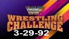 WWF WRESTLING CHALLANGE 3 -29- 92