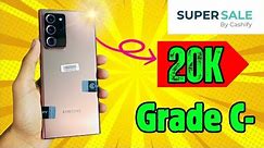 Unboxing Samsung Note 20 Ultra 12gb/256gb ₹20036 🤯🔥 | Grade C- | Cashify Supersale| Full Review