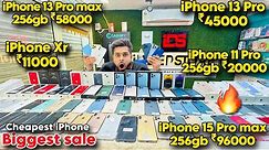 Biggest iPhone Sale Ever 🔥| Cheapest iPhone Market | Second Hand Mobile | iPhone15 Pro iPhone 14