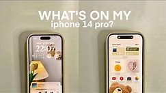 what's on my iphone 14 pro? 🍎 | fave apps + phone makeover | LIN FILMS