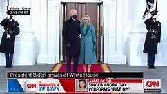 First family enters the White House for the first time