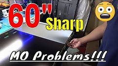 Sharp Aquos 60" LED TV repair, (Part 2). I GOT🐕 DOG-WALKED🐶 ON THIS ONE!