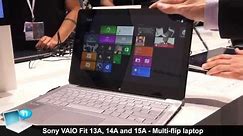 Sony VAIO Fit Multi-Flip 13A, 14A and 15A laptop