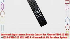 Universal Replacement Remote Control For Pioneer VSX-920 VSX-1025-K VSX-523 VSX-1023 7.1-Channel