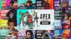 Apex Legends | All Cinematic Launch Trailers | Season 1 - 20 (HD)