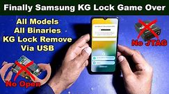 [Finally The Game Over] Samsung KG Lock: Easy Solution Guide