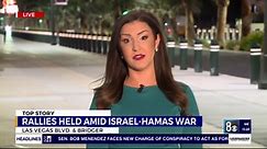 Las Vegas rallies held as Israel-Hamas war continues