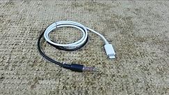 DIY: AUX to Lightning Cable