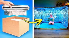 COOL DIY PLAYHOUSE! BEST CRAFTS AND HACKS FOR PARENTS
