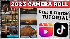 How to Make 2023 Scrolling Camera Roll Video | Cinematic Scroll Video Reels & TikTok Trend Tutorial
