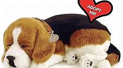 Perfect Petzzz - Original Petzzz Beagle, Realistic Lifelike Stuffed Interactive Pet Toy, Companion Pet Dog with 100% Handcrafted Synthetic Fur