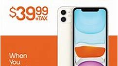 Boost Mobile - Get an iPhone 11 for just $39.99 when you...