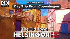 [4K] HELSINGØR (ELSINORE) OLD TOWN DENMARK - HOME OF HAMLET WALKING TOUR