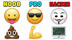 NOOB vs PRO vs HACKER - Emoji Puzzle