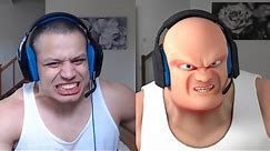 Tyler1 scream meme 3D animation - Side By Side with original