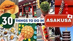 30 Things to do in ASAKUSA ⛩️ Japan Travel Guide