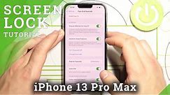 iPhone 13 Pro Max – All Unlock Methods