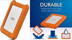 Lacie Rugged 5TB External HDD Harddrive Unboxing & Setup Tutorial