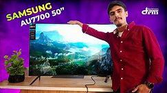Samsung AU7700 || 50 Inch Crystal 4K UHD Smart TV Unboxing review 2023