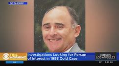 Detectives seeking person of interest in 1993 homicide in Costa Mesa