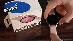 Samsung Galaxy Watch Active 2 SM-R820 44mm Rose Gold smartwatch unboxing first look
