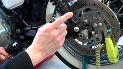 Delboy's Garage, Harley Davidson rear wheel alignment, made easy.