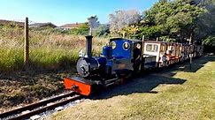 Rosemary from Exbury Gardens visiting Littlehampton Miniature Railway