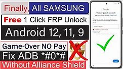 New Free FRP Unlock 2023 - ALL SAMSUNG Galaxy Android 11/12 FRP Google Account Bypass DM Unlocker
