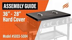 36" and 28" Blackstone Griddle Hard Cover Assembly Instructions | Blackstone